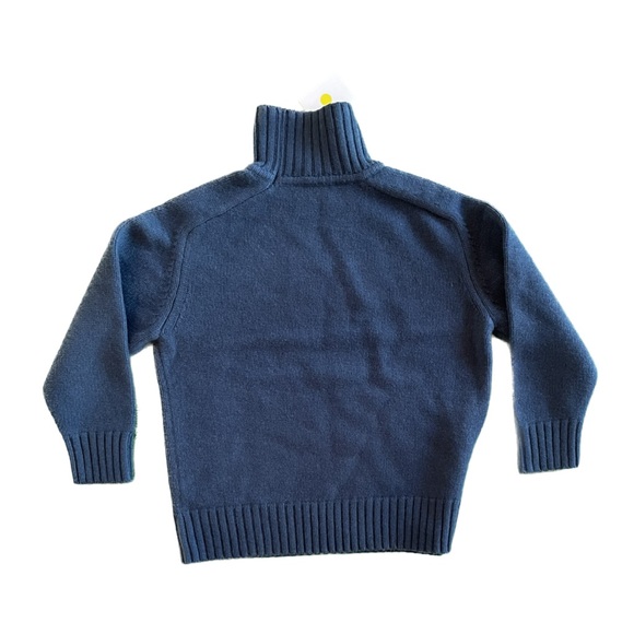 DEMYLEE NY Wool Turtleneck Sweater in Navy Blue - Picture 1 of 2